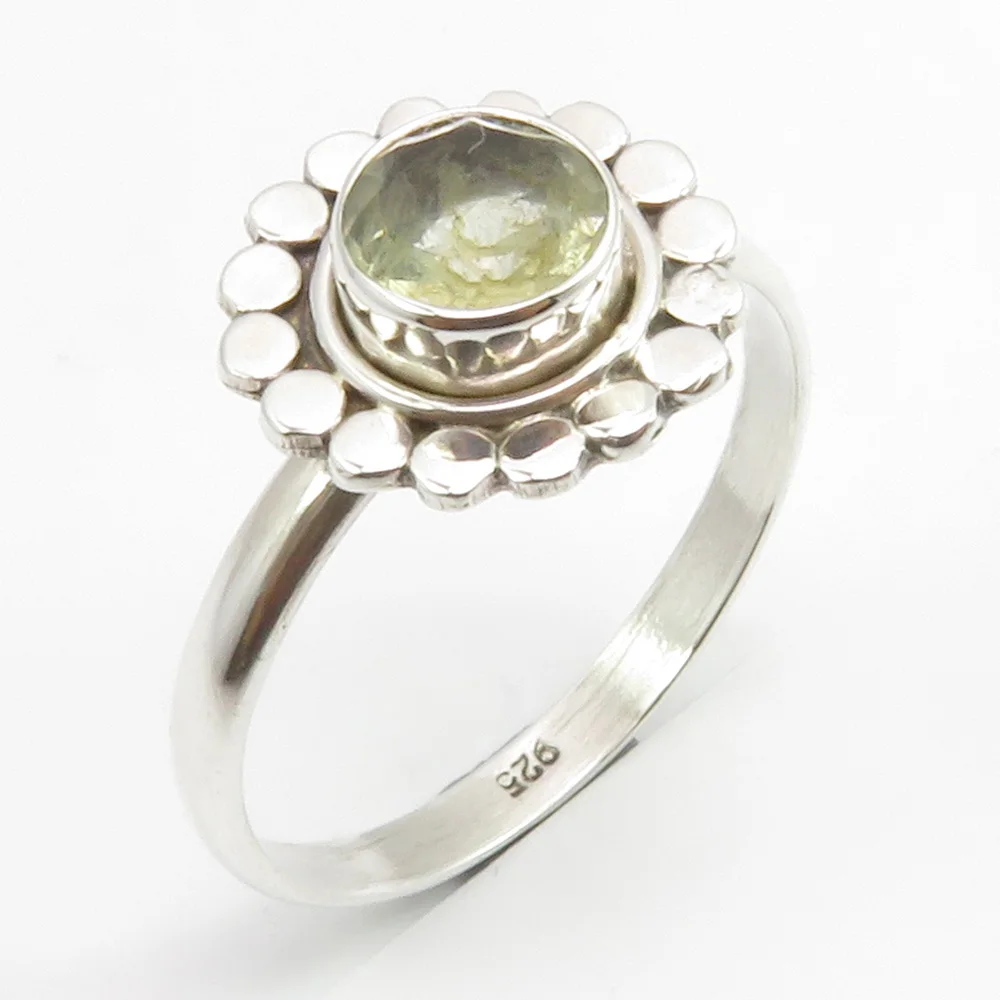 

Semi-precious Stone Cut Ring Size 8.75 Wedding