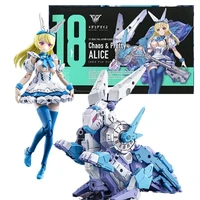 genuine megami device action figure kp615 chaos pretty alice collection model anime action figure toys free shipping items