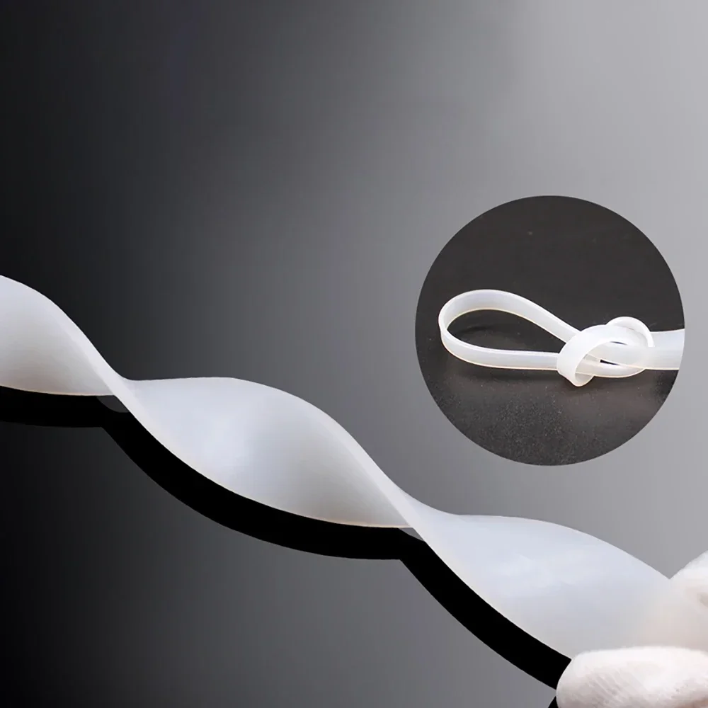 1 метр белая уплотнительная лента из силиконовой резины ширина 10/15/20/30/40/50 мм