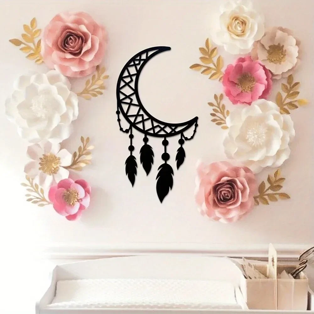 1 Шт. Минималистичный Металлический Настенный Декор В Стиле Бохо Ловец Снов