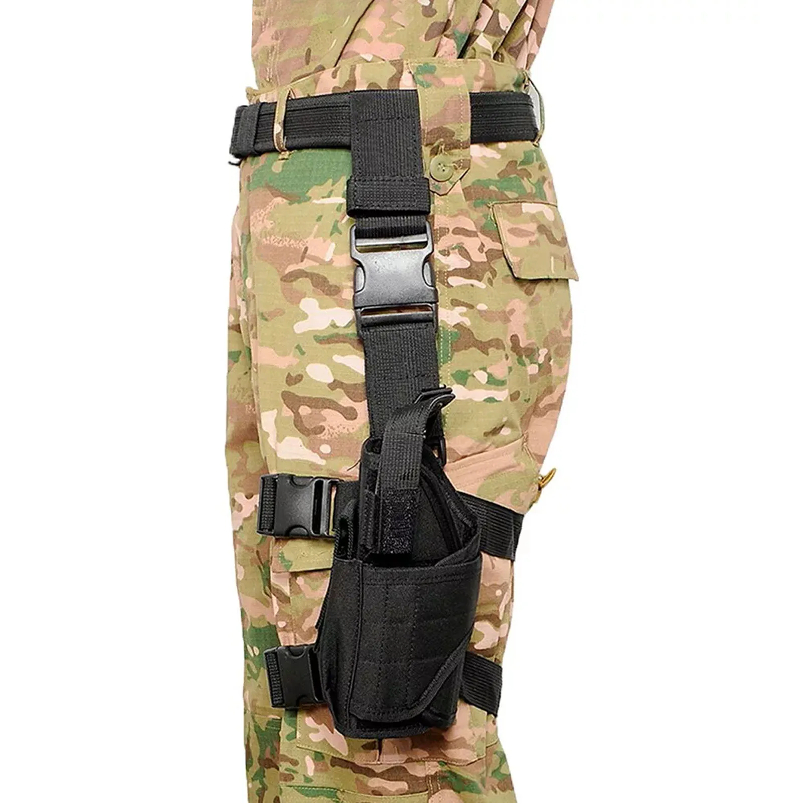 

Universal Drop Leg Gun Holster Right Hand Thigh Pistol Bag Leg Harness For All Pistols Pistol Holder