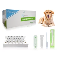 monggo q canine heartworm chw auxiliary diagnostic health testing kit for dogs pack of 10