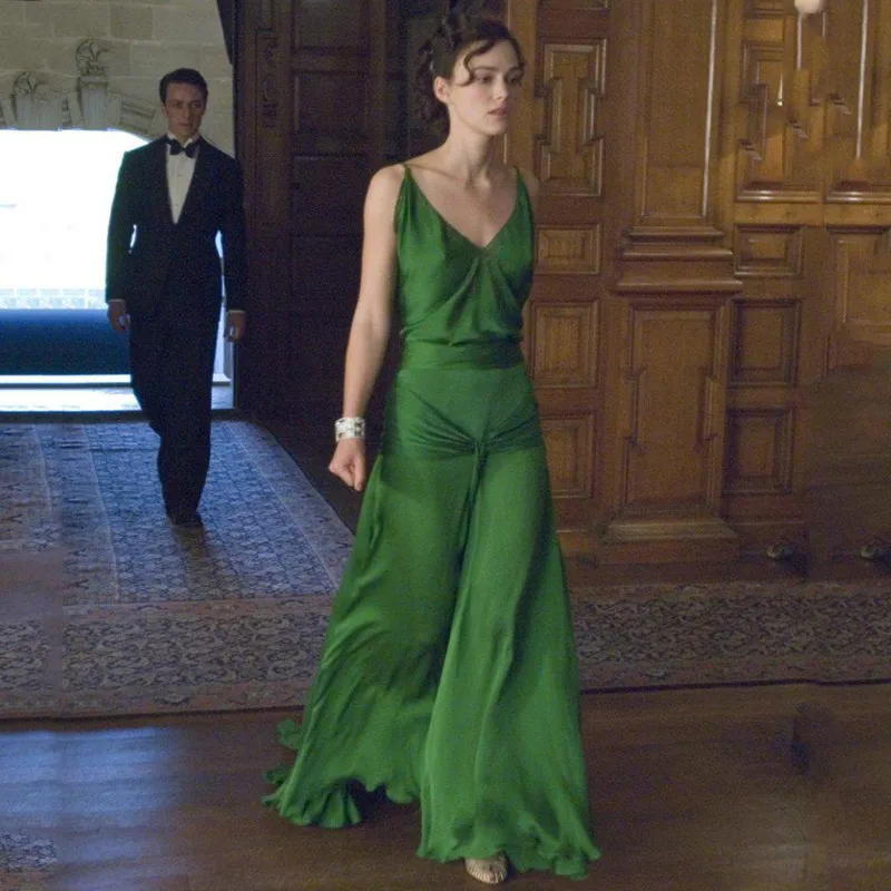 

Простое вечернее шифоновое платье-Русалка на бретельках, с V-образным вырезом