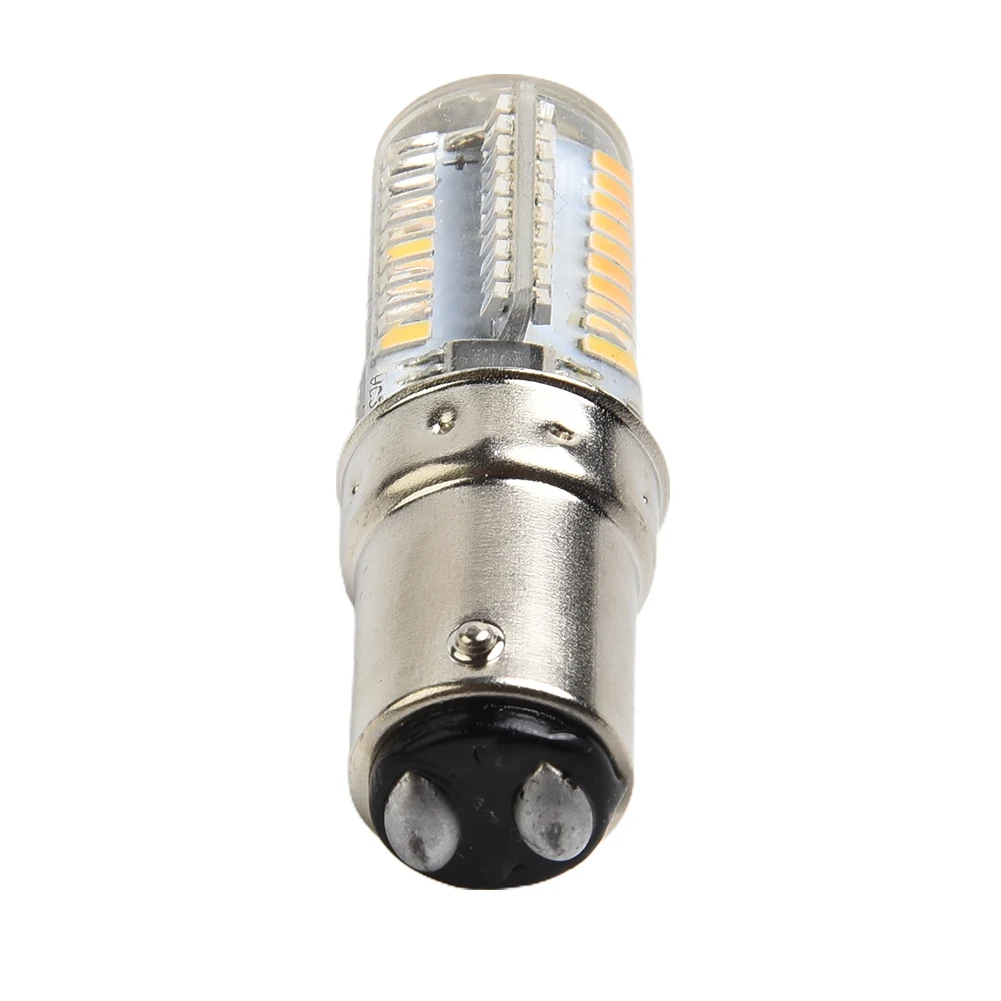 

Halogen Lamp Silicone Corn Bulb LED Sewing Machine Bulb Small Bayonet Cap SBC Warm White BA15D 64-Leds SMD-3014
