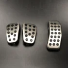 Автомобильные аксессуары, накладки на педали из нержавеющей стали, чехол для автомобиля Ford Fiesta Ecosport, накладки для Mazda 2 2007-2014