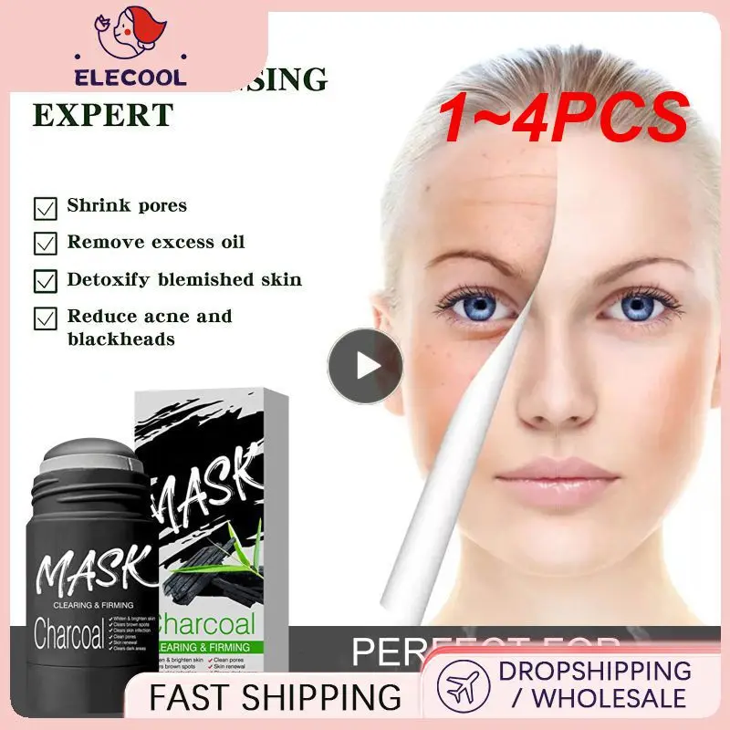 

1-4 шт., Очищающая маска для лица, от акне