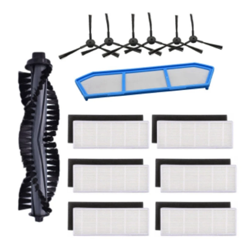 

Accessories Kit For Ilife A4 A4S A40 Vacuum Cleaner Parts HEPA Filter Primary Filter Roll Brush Side Brush