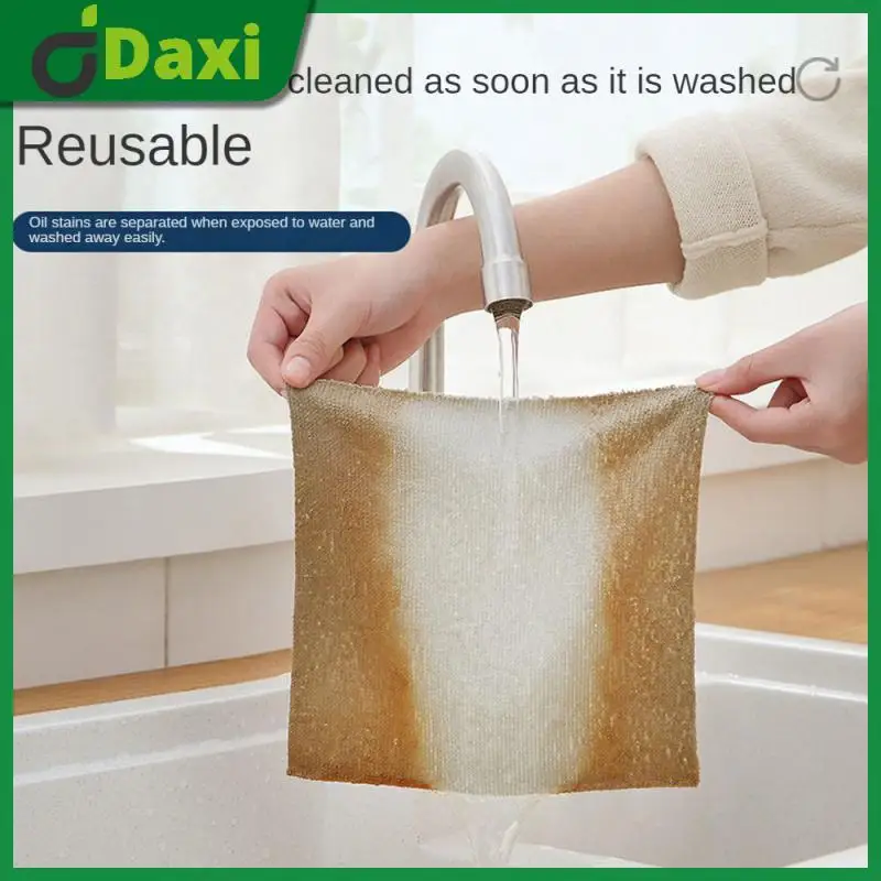 

Extractable Wipes To Remove Oil Stains Dishcloth Dry And Wet Microfiber Cleaning Scouring Cloth Kitchen Rag