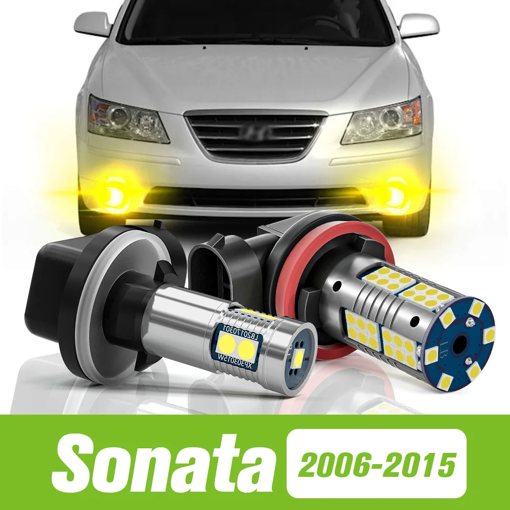 

2 шт. для Hyundai Sonata 2006-2015 светодиодные противотуманные фары 2007 2008 2009 2010 2011 2012 2013 2014 Аксессуары