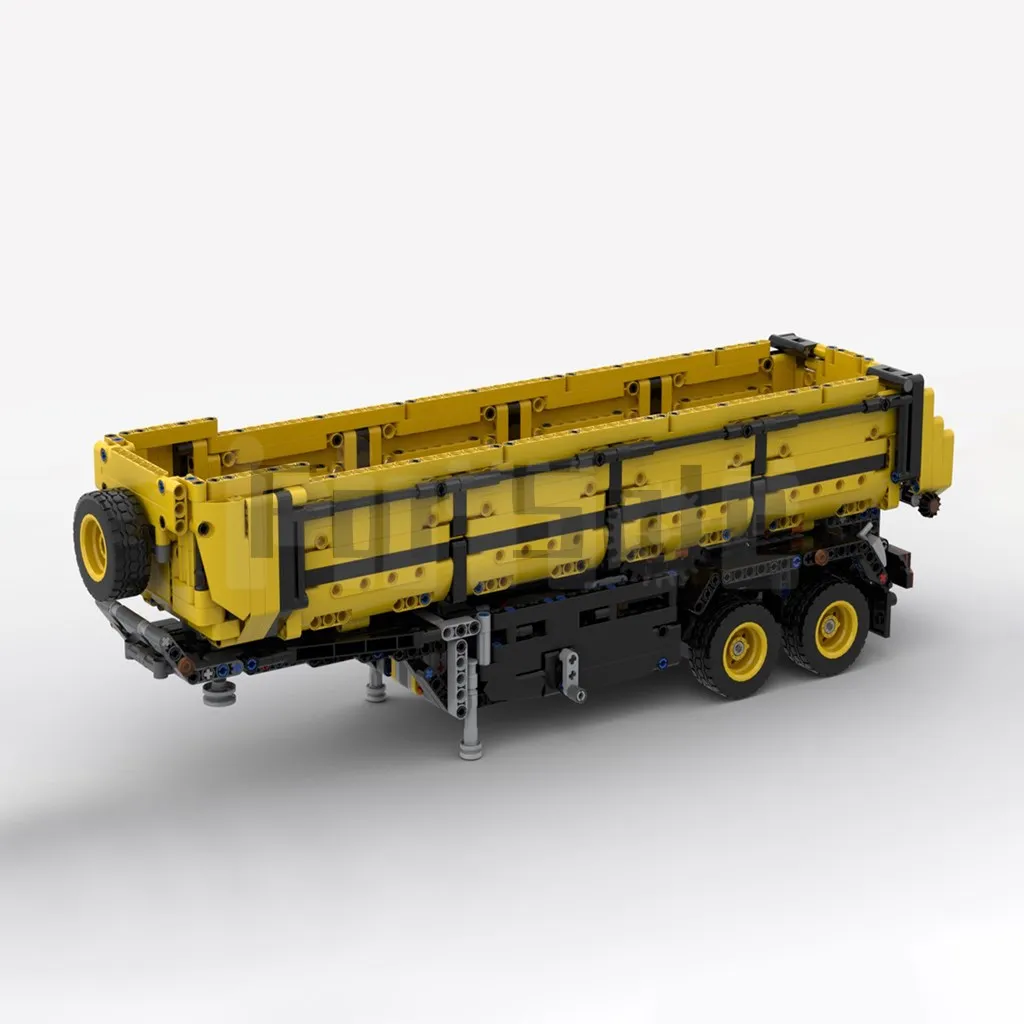 

MOC-38001 Yellow Tipper Trailer for Anthem (42078) by l1anchu Building Block Model Spliced Toy Puzzle Kids Gift