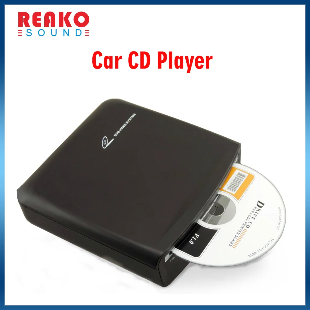

External Car CD MP3 HD Video Player With USB Power Signal Transfer Compatible with PC LED TV Android Car Multimedia Player