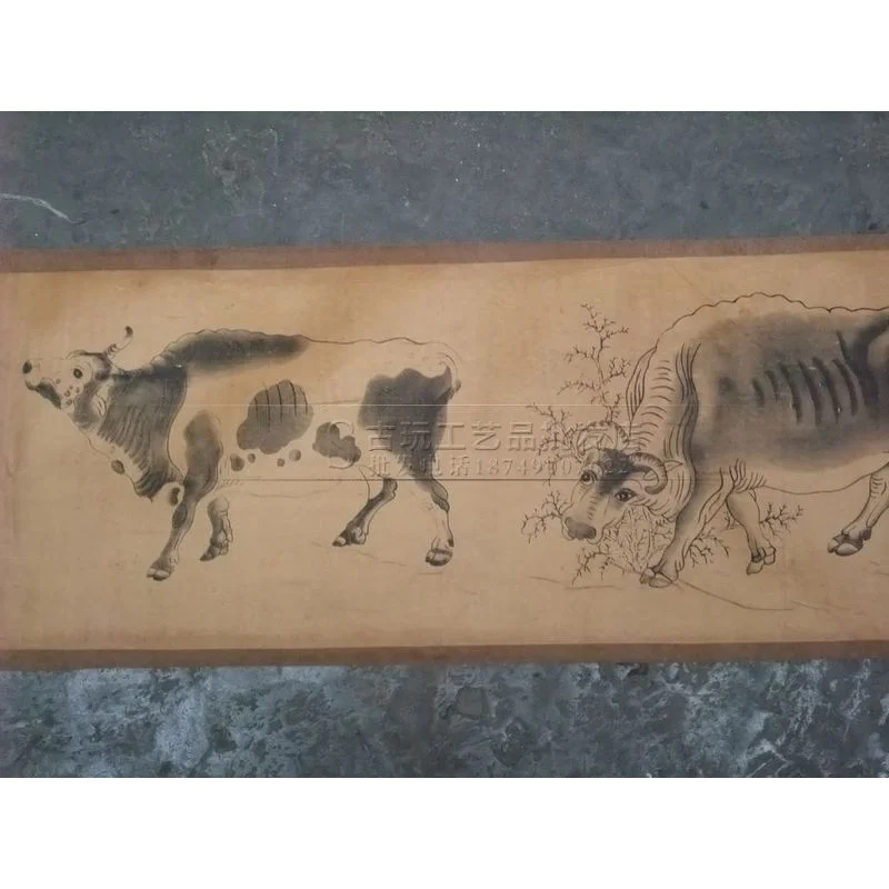 Оптовая продажа Лидер продаж картины с длинным свитком в старинном стиле картина