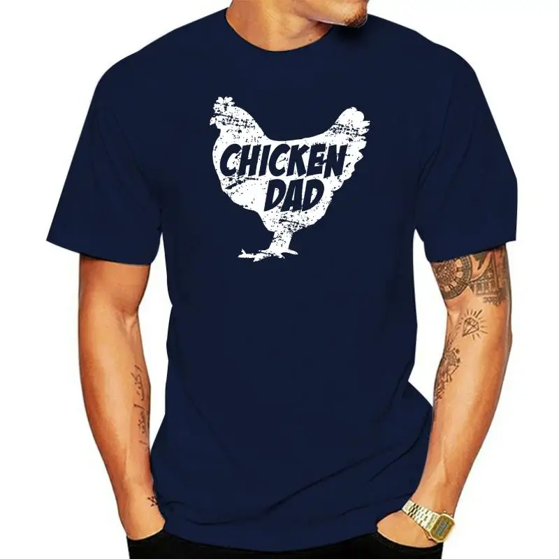 

Chicken Dad T-Shirt Funny Farm Farmer Tee Father Gift Gift Cotton Men Tops Shirts Fashionable Classic T Shirt