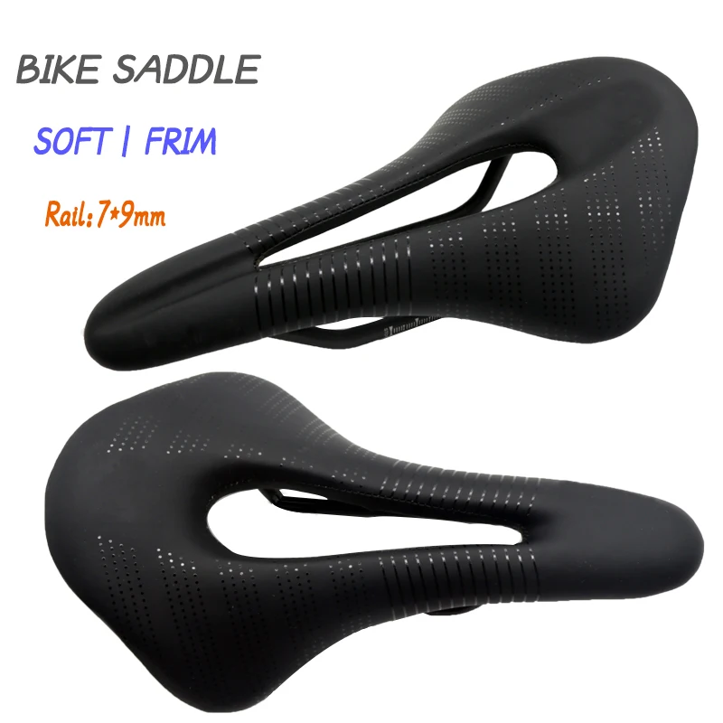 

Ультралегкое седло из углеродной кожи для дорожного велосипеда, мягкая подушка из микрофибры для горного велосипеда, овальная рейка 7*9, Вел...