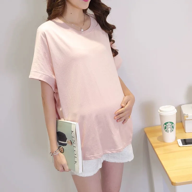 

Maternity Pregnant Baby Loading 2022 Funny Women T Shirt Girl Shirt New Mom green Big Size Clothes
