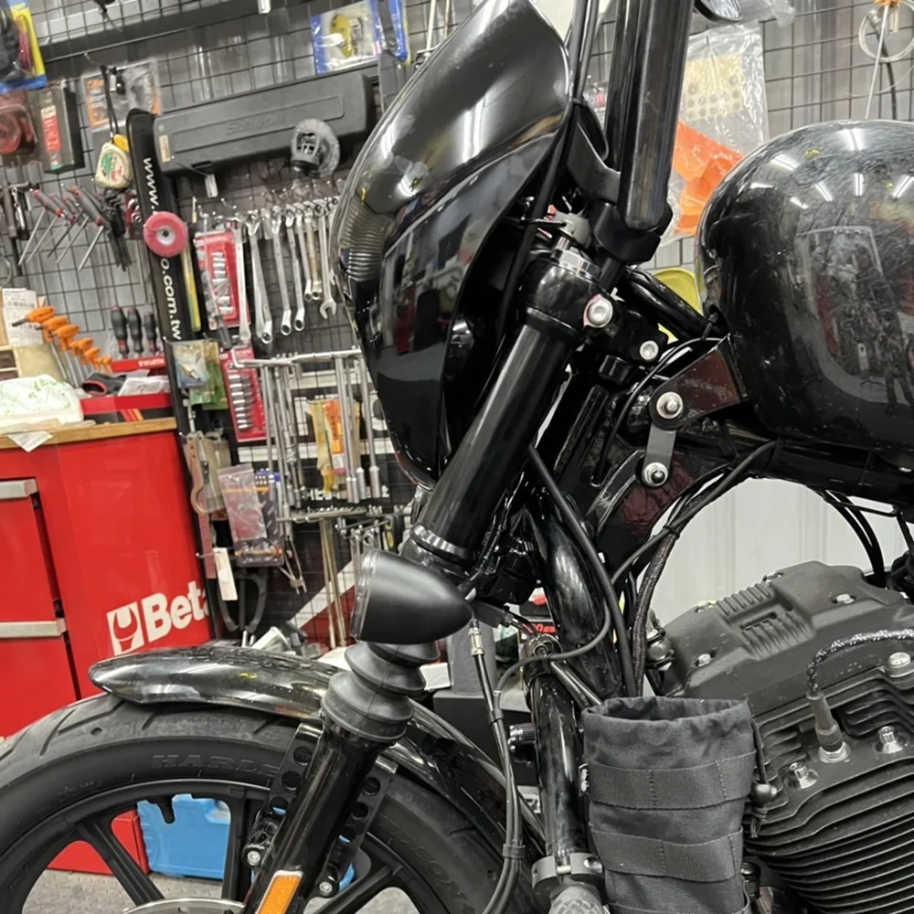 Мотоциклетные ботинки с верхней вилкой ползунок амортизатор Черная крышка для