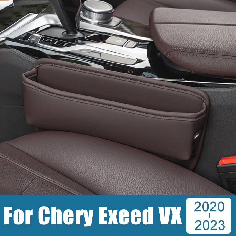 

For Chery Exeed VX 2020 2021 2022 2023 Car Seat Crevice Slot Storage Phone Holder Box Multi-Functional Built-in Bag Cover Case