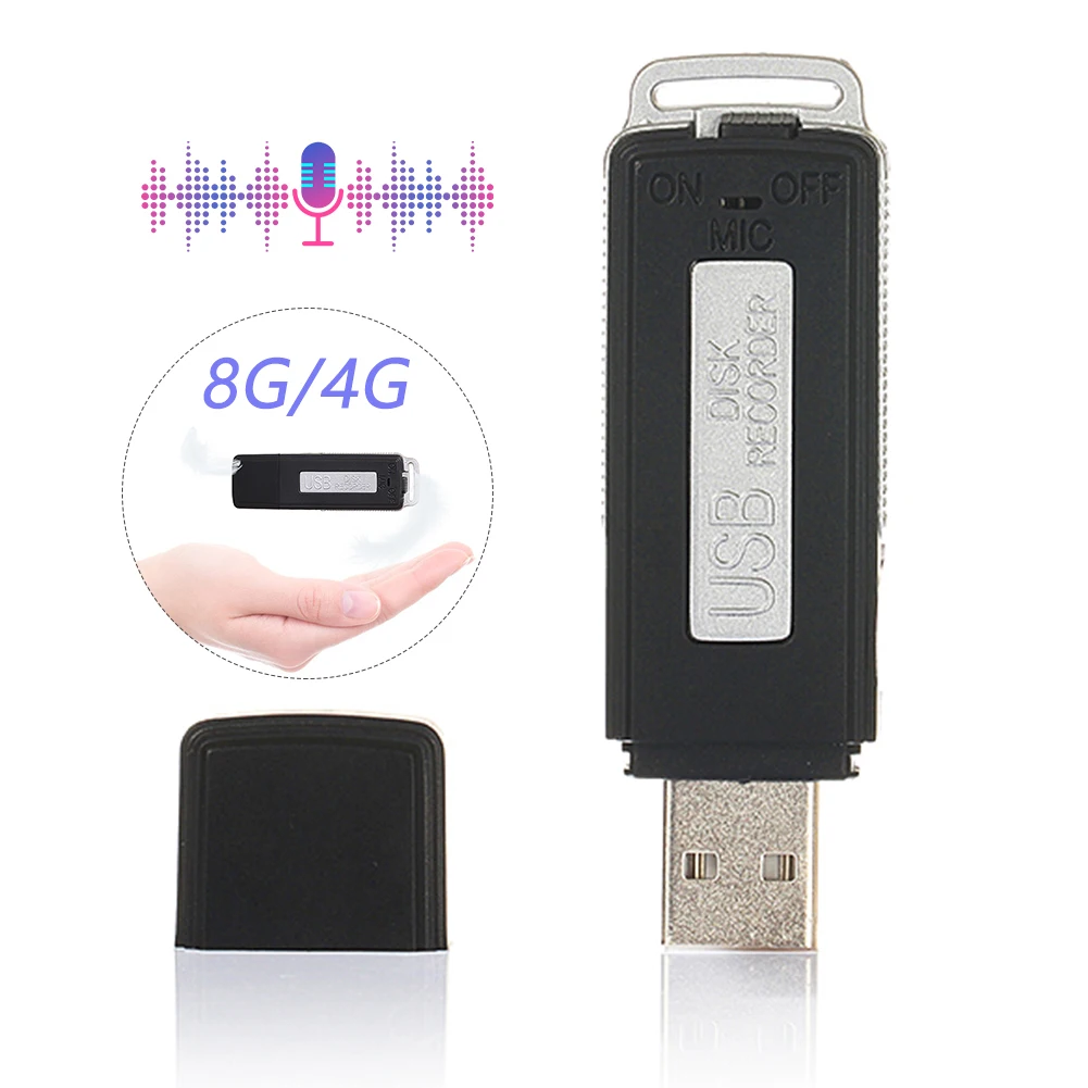 New Mini USB Recording Pen High Speed Read and Write Storage Device Plastic Shell 1pc External Storage Tool Voice Recorder