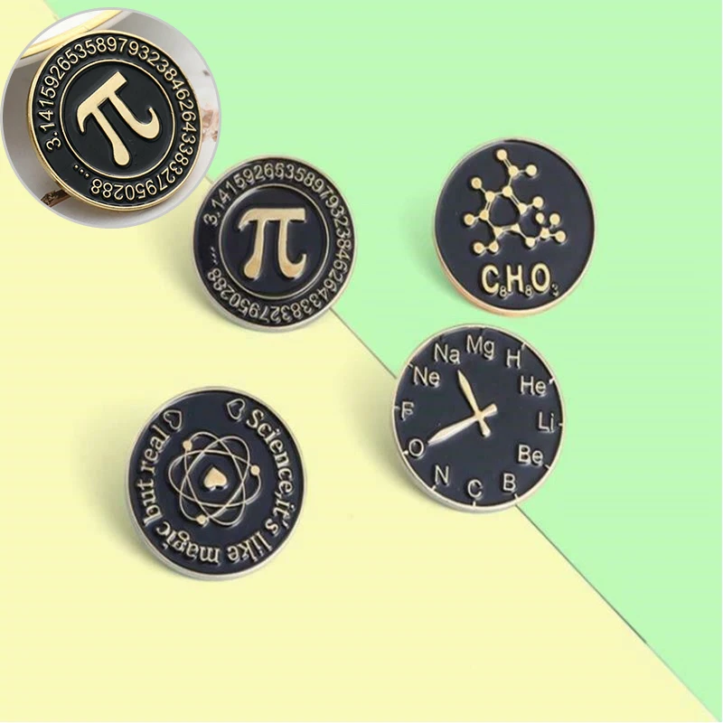 

Magic Brooches Scinece For Teachers Student Atom Symbol Pin Periodic Table