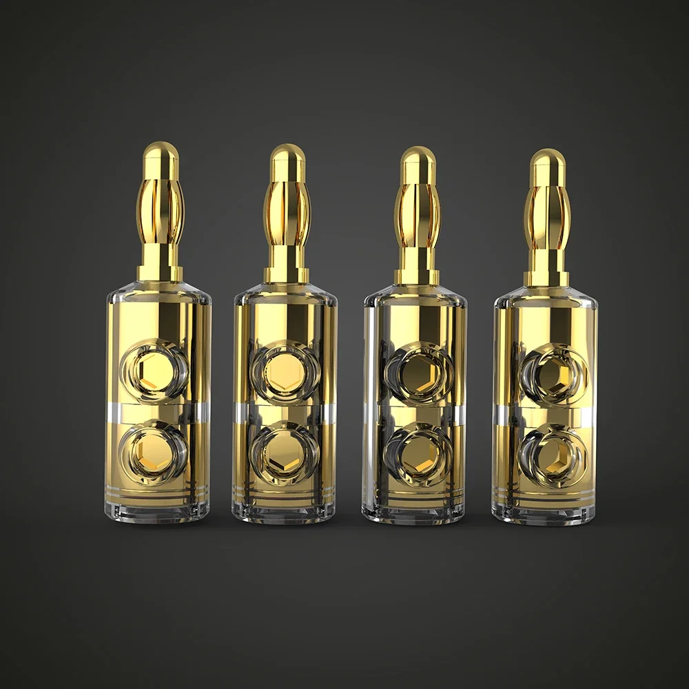 Audiocrast B553G 24-каратное позолоченное 4 мм клеммы для динамиков штифтовый штекер