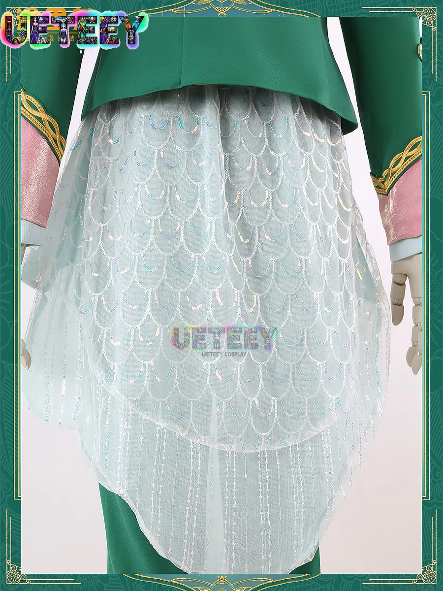 Костюм для косплея UETEEY COS Twisted Wonderland: Новый персонаж — Русалочка Ариэль (Риэль, Коралия), на Хэллоуин, индивидуальный размер (art.: 3920db0785ff1) - 3920db0785ff1
