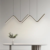 modern led chandelier lamp for kitchen dining living room minimalist design home decor creative restaurant pendant light fixture
