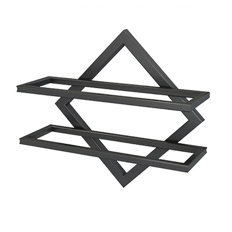 

Wall Mounted Metal Wine Rack,Wine Bottle Rack and Stemware Hanger,Bottle,Glass Holder for Home & Kitchen Display Decor 1