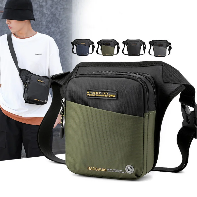 

New multifunctional outdoor riding leg bag leisure sports chest Bag Messenger Bag mountaineering tactical waterproof waist bag