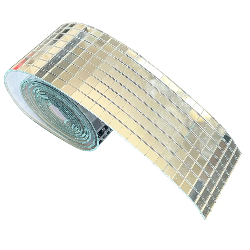 

Disco Decoration Mirror Self-Adhesive Mosaic Tiles 1464pcs 5x5mm DIY Disco Ball Glasses Card Making and Art Collage
