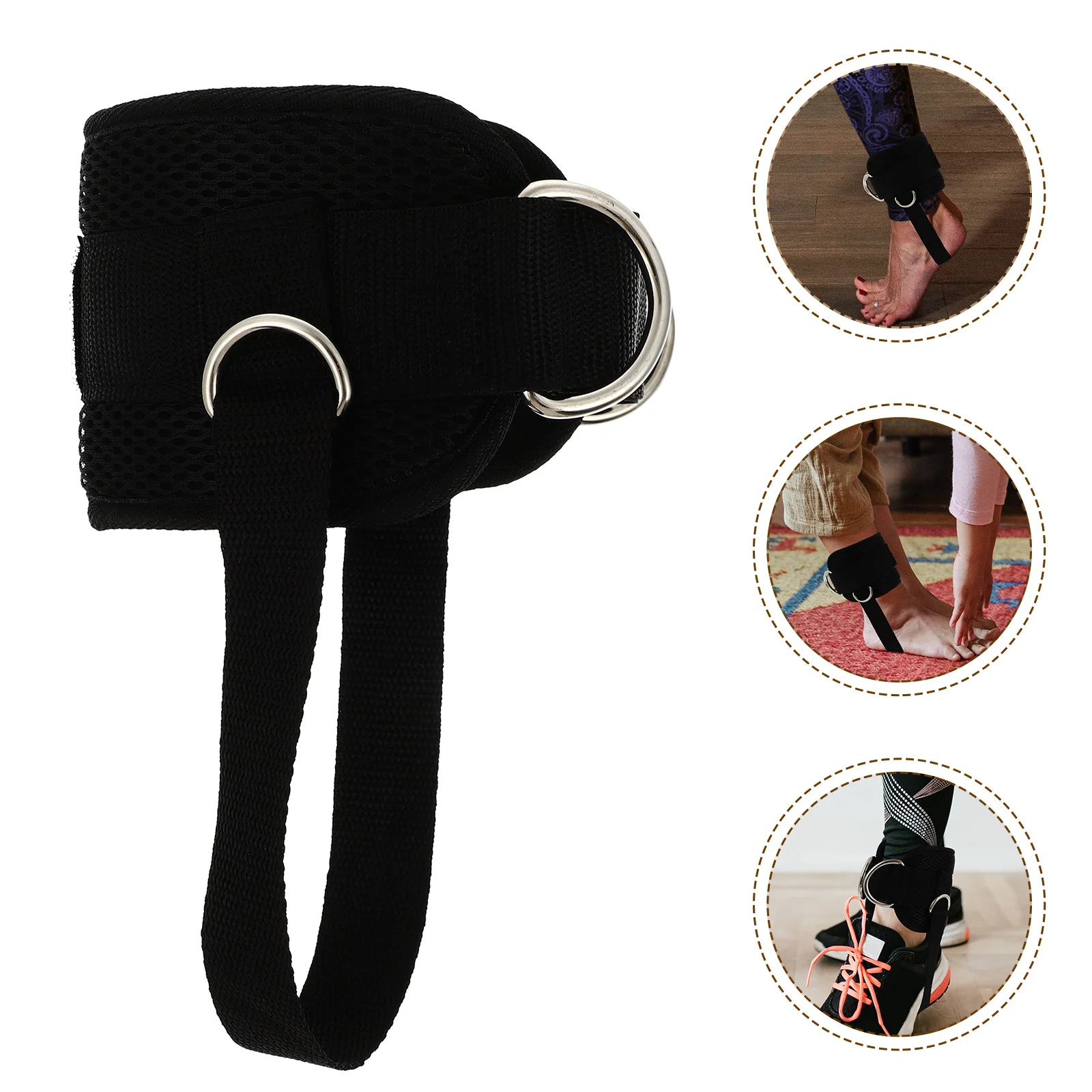

Strap Fitness Ankle Strap D-ring Ankle Cuff Ankle Straps Ankle Strap for Cable Machine for Men Exercise Fitness