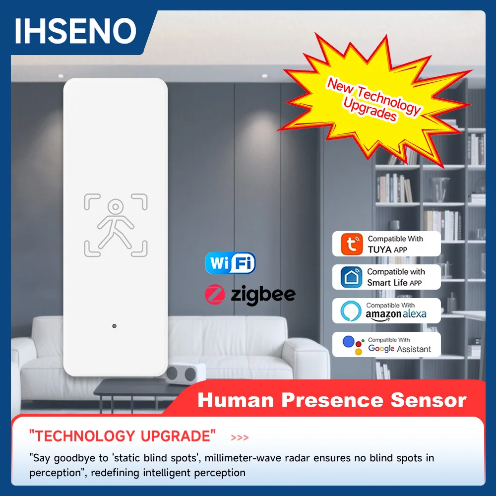 

IHSENO Tuya Датчик присутствия ZigBee