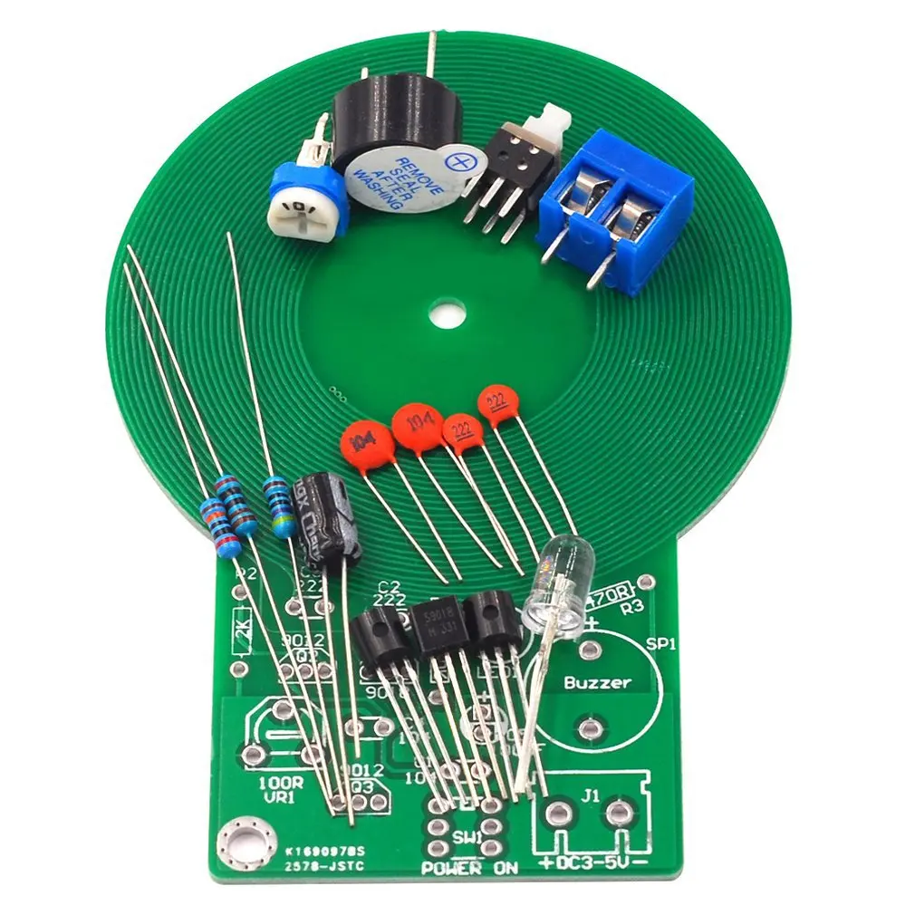 

Soldering Practice Kit Metal Detector Electronic Part Produces Sound And Light After Detecting Electronic Detector Kit