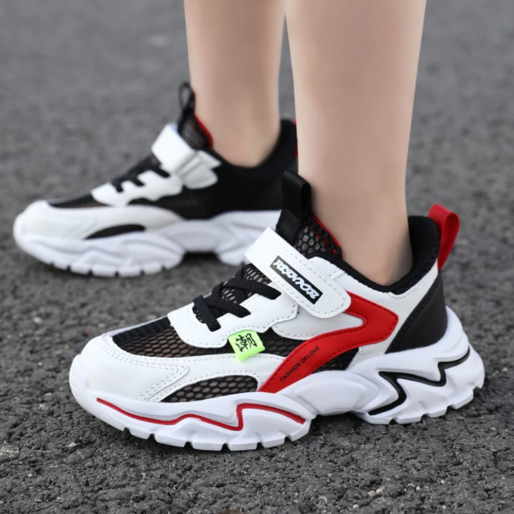 Fashion Children's Sports Shoes Four Seasons Boys' Running Leisure Breathable Outdoor Kids Shoes Lightweight Sneakers Shoes28-40