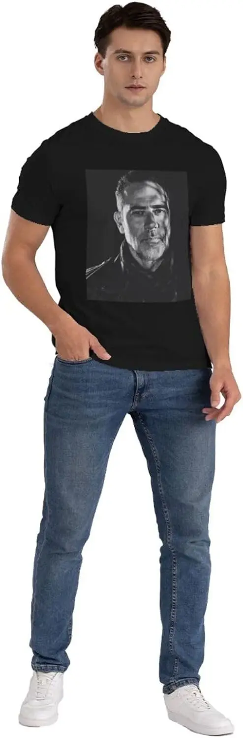 Футболка Jeffrey Dean Morgan с круглым вырезом Negan футболка короткими рукавами футболки