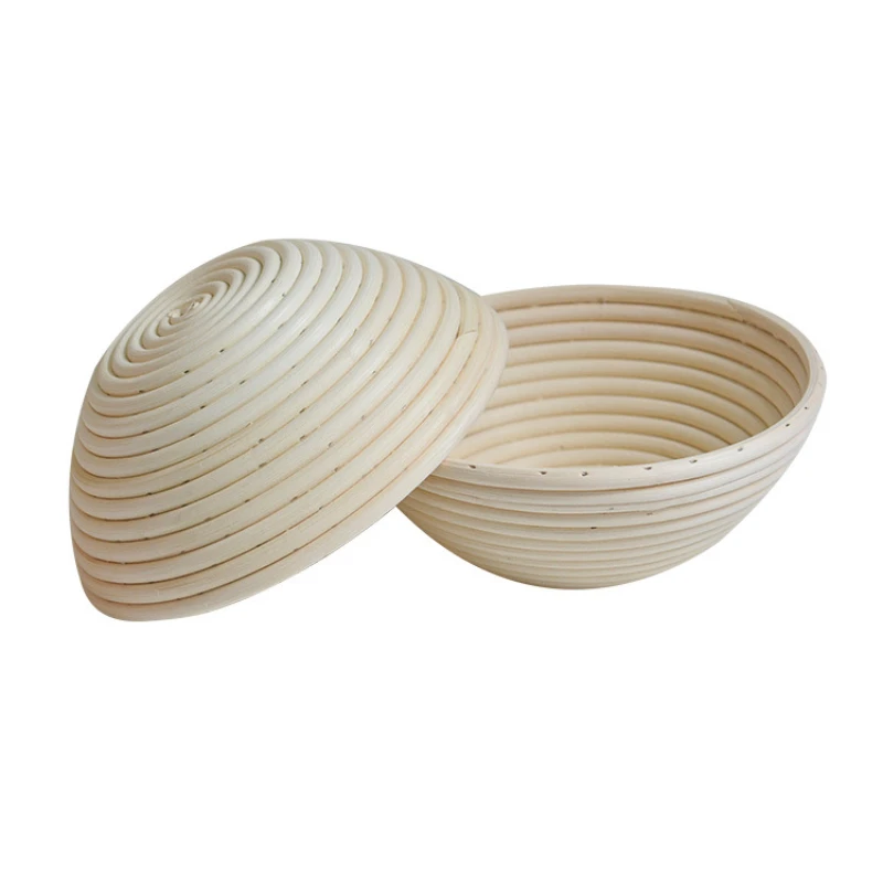

Hand-woven Indonesian Rattan Bread Fermentation Basket | Fermentation Tool for Baking | Kitchen Nordic Styling Props