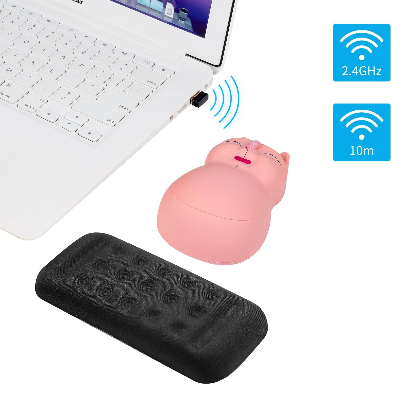 Беспроводная Bluetooth-мышь для ноутбука и планшета 2 4 ГГц