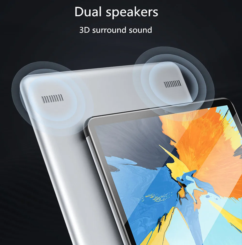 Фото Планшет Pad Pro, 10 дюймов, 8 ГБ ОЗУ, 256 Гб ПЗУ, планшет на Android 10,0, планшеты с двумя вызовами, GPS, 10 ядер, планшетный ПК Google Play Type-C №3