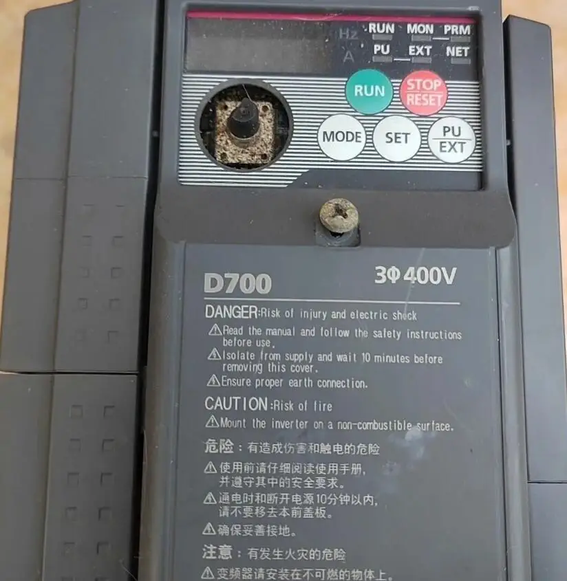 

FR-D740-3.7K-CHT, работает хорошо с 3-мисячевой гарантией