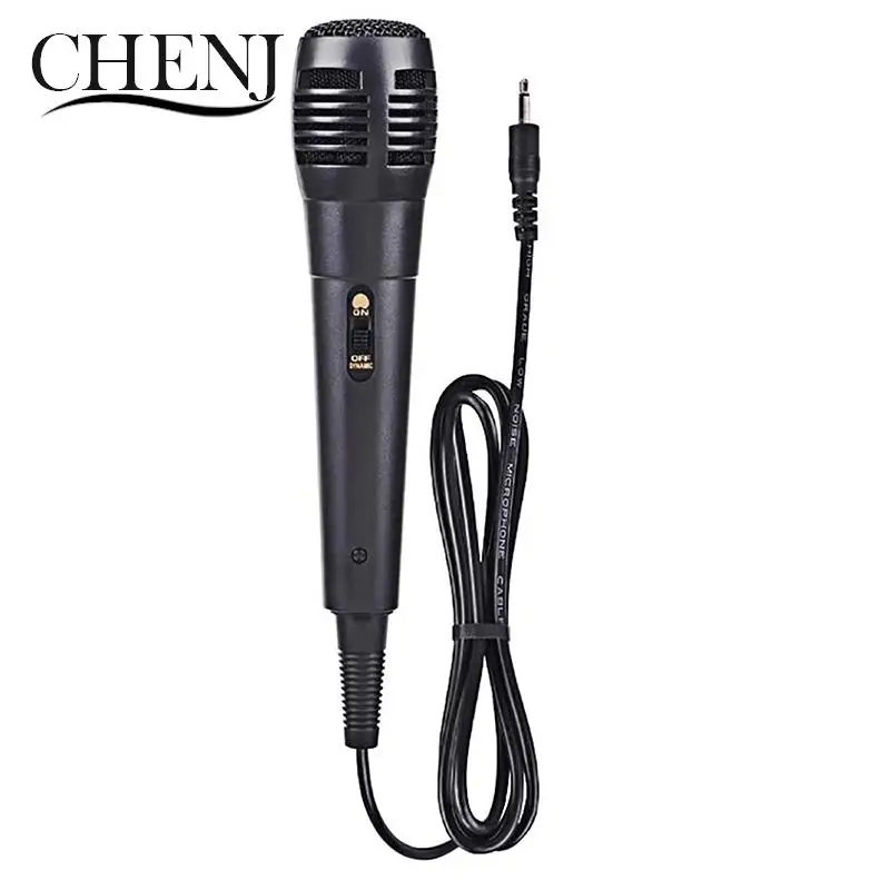 Professional Wired Dynamic Microphone Vocal Mic for Karaoke Recording 6.35mm /3.5mm Voice Tube