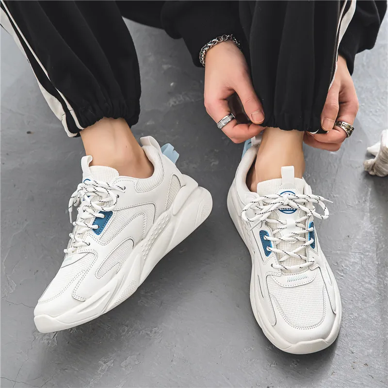 Breathable Comfortable Casual Sneakers Men's  Adult Teenagers Outdoor Running Shoes Walking Shoes School Sports Shoes 39-44