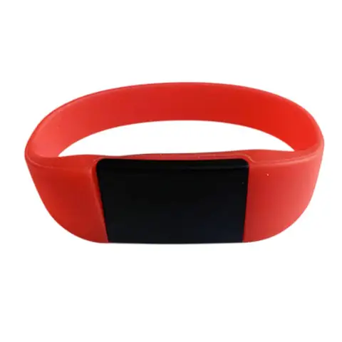 Силиконовый перезаписываемый RFID браслет для контроля доступа