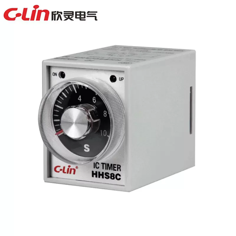 Новое реле задержки C-Lin DC24V AC220V AC380V HHS8(AH3-2) HHS8C(AH3-3) 1S 3S 5S 6S 10S 30S 60S 360S 600S 1800S 3600S