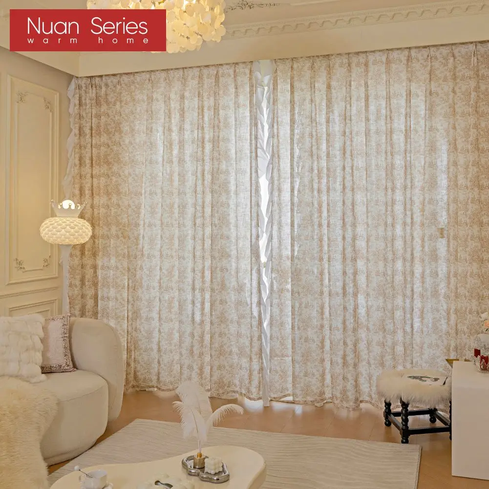 1 шт. 10-20% тюлевые занавески с цветочным принтом декоративные прозрачные воланом