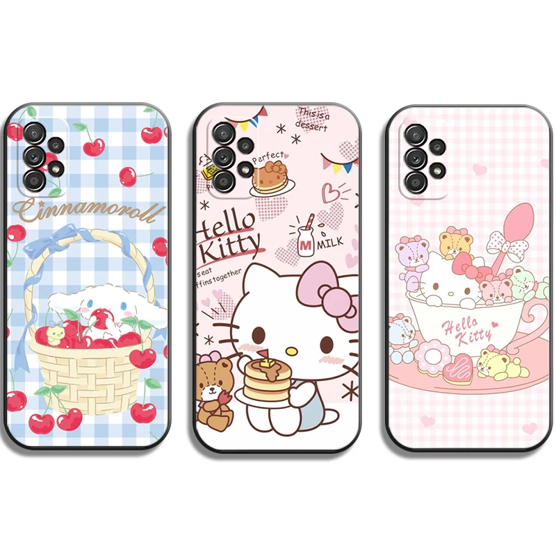 

Hello Kitty 2022 Phone Cases For Samsung Galaxy A51 4G A51 5G A71 4G A71 5G A52 4G A52 5G A72 4G A72 5G Soft TPU Back Cover