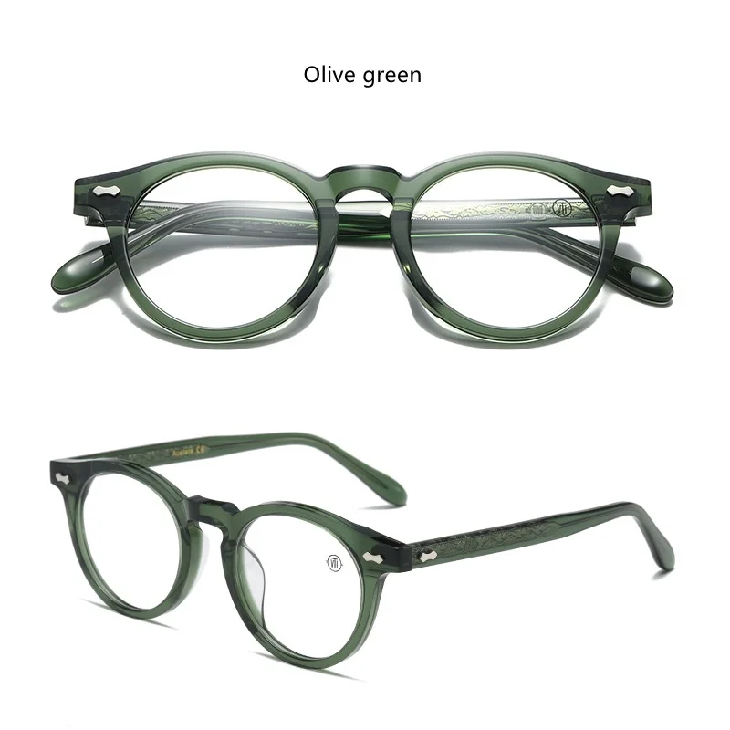 Японские Ретро ацетатные очки в литературном стиле Бостон перевернутая