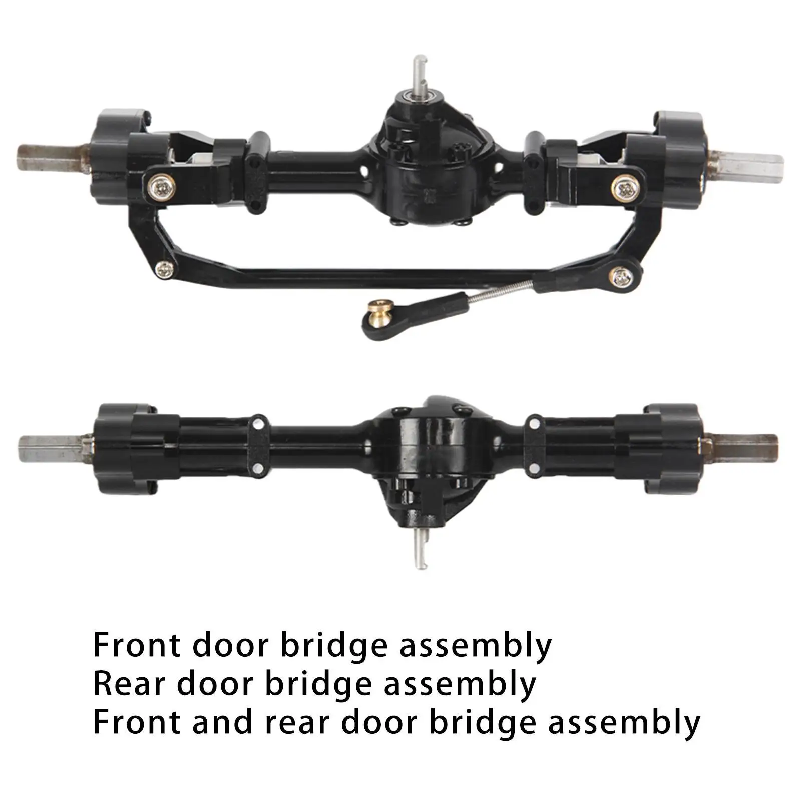 

Передняя или задняя ось с ЧПУ в сборе подходит для WPL 1:16 RC Гусеничный автомобиль пикап грузовик обновленные детали