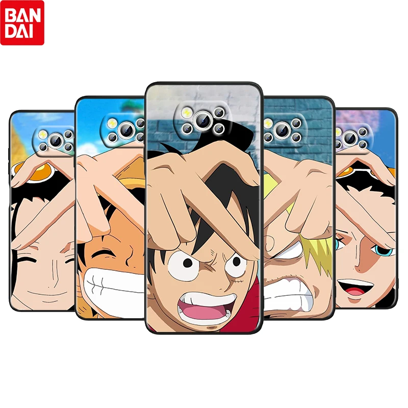 

Anime One Piece Cute For Xiaomi Poco X3 NFC F3 GT M4 M3 M2 F2 F1 X2 Pro 5G Silicone Soft Black Phone Case Funda Coque Capa Cover