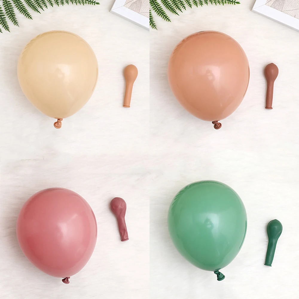 

5/10inch Retro Pink Bean Green Latex Balloons For Birthday Party Decorations Wedding Baby Shower Supplies