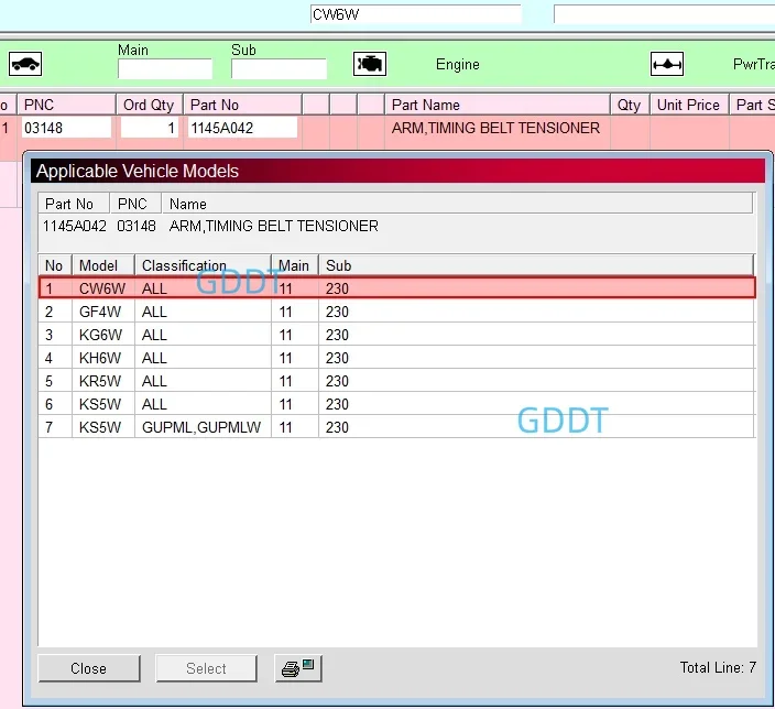 Цельный рычаг натяжителя ремня ГРМ для Outlander CW GF натяжитель Pajero Sport KH KS переходное
