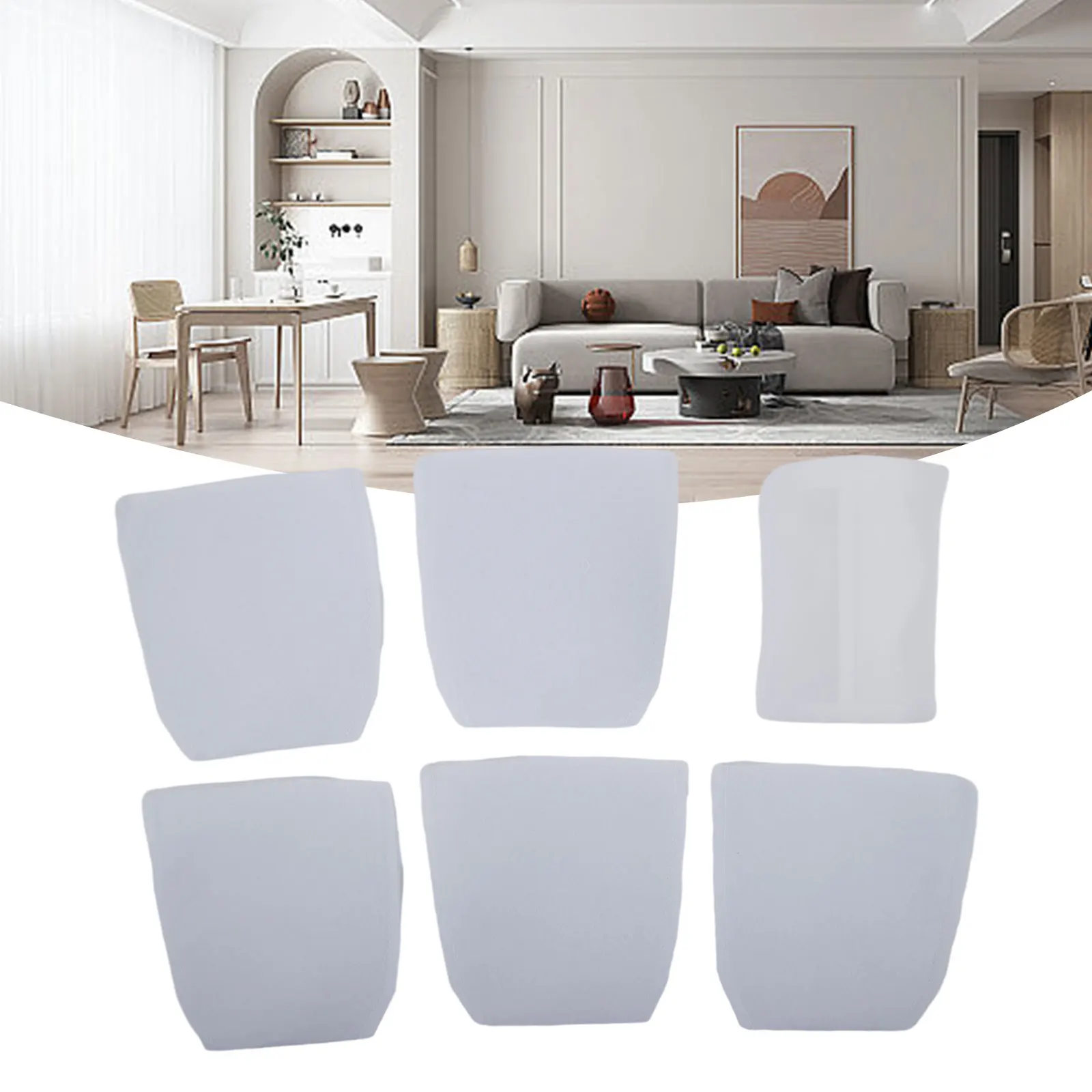 6 шт./компл. для фильтров Makita часть 443060 -3 451208 Предварительный фильтр пылесоса